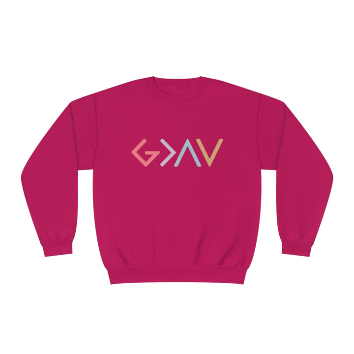 God is Greater Unisex NuBlend® Crewneck Sweatshirt