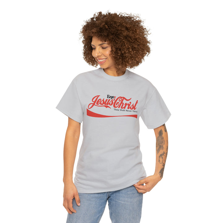 Enjoy Jesus Christ-Unisex Heavy Cotton Tee