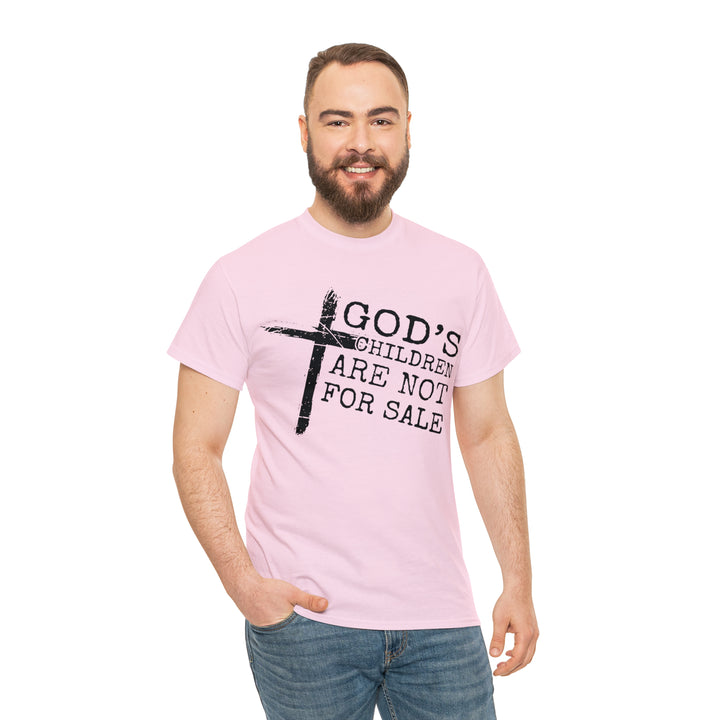 Gods children are not for sale-Unisex Heavy Cotton Tee