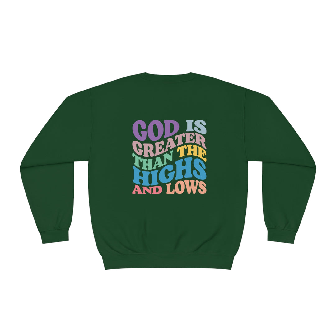 God is Greater Unisex NuBlend® Crewneck Sweatshirt
