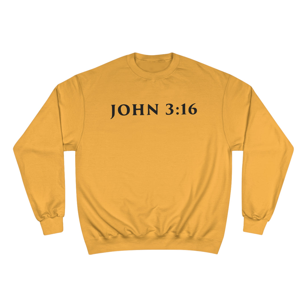 JOHN 3:16-Champion Sweatshirt