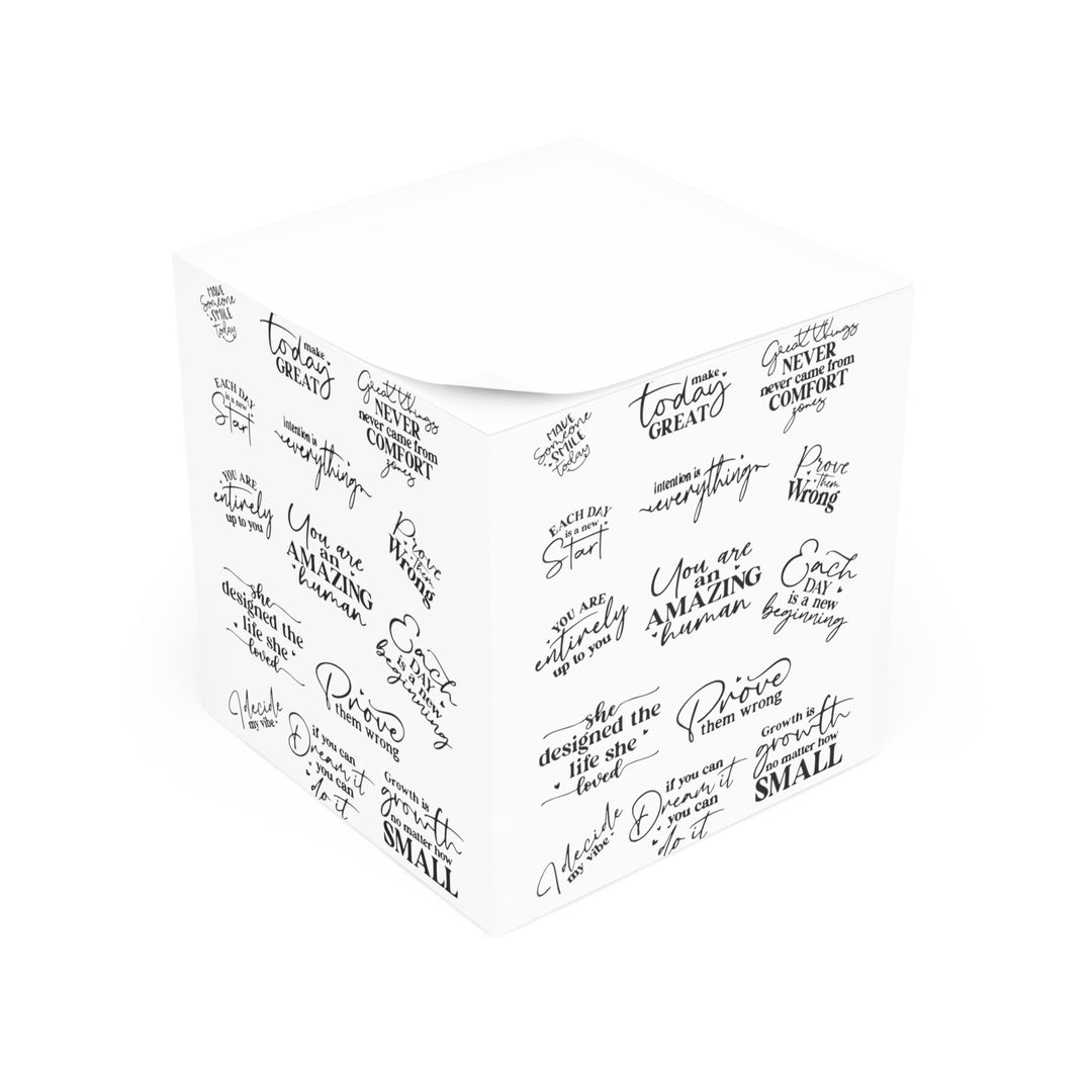 Inspirational-Note Cube