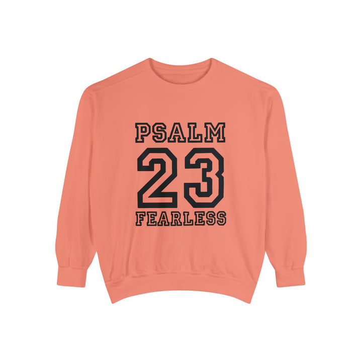 Psalm 23 Unisex Garment-Dyed Sweatshirt