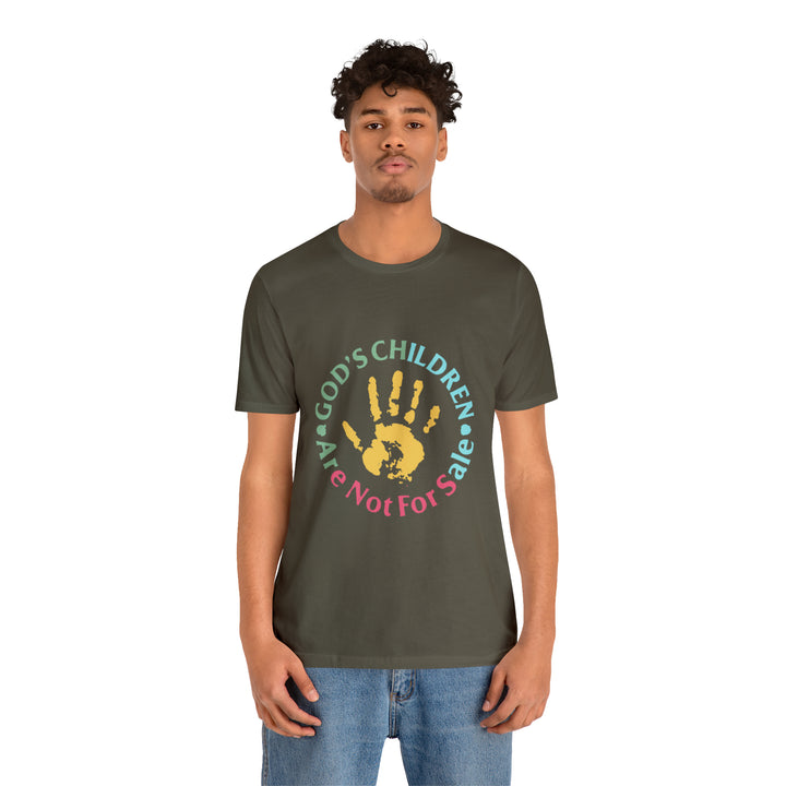 Gods children are not for sale-Unisex Jersey Short Sleeve Tee