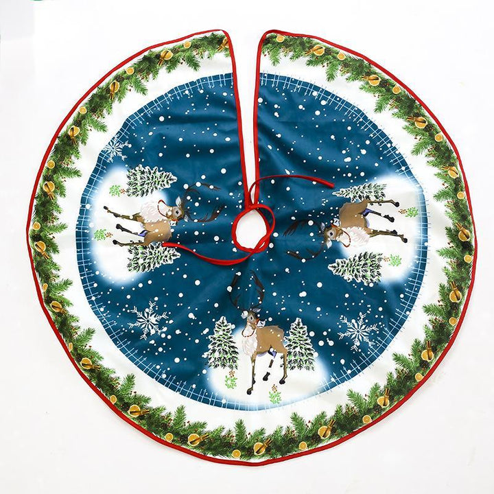 Christmas tree skirt Christmas tree decorations Christmas gifts Christmas scene matching