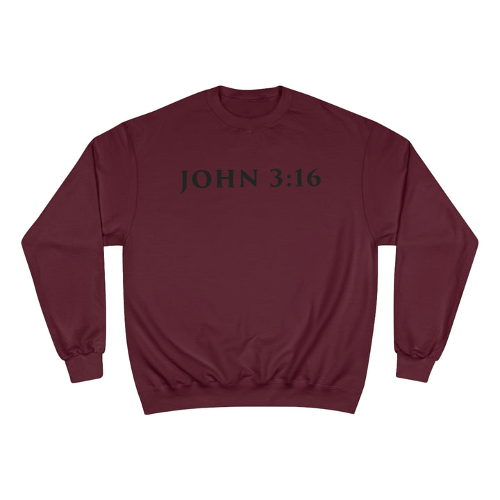 JOHN 3:16-Champion Sweatshirt