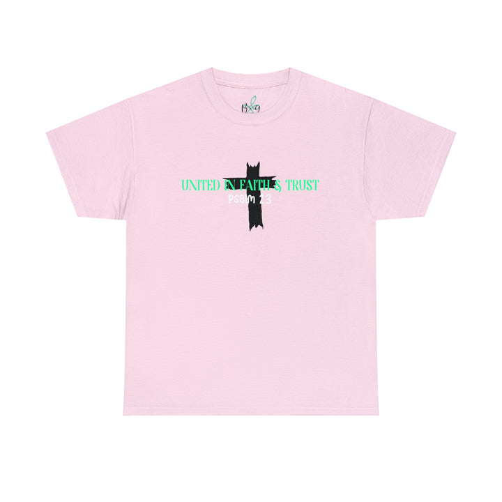 UNITED IN FAITH & TRUST-Unisex Heavy Cotton Tee
