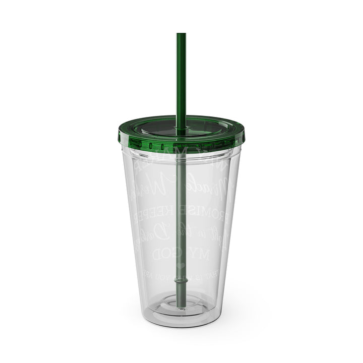 Way Maker=Sunsplash Tumbler with Straw, 16oz