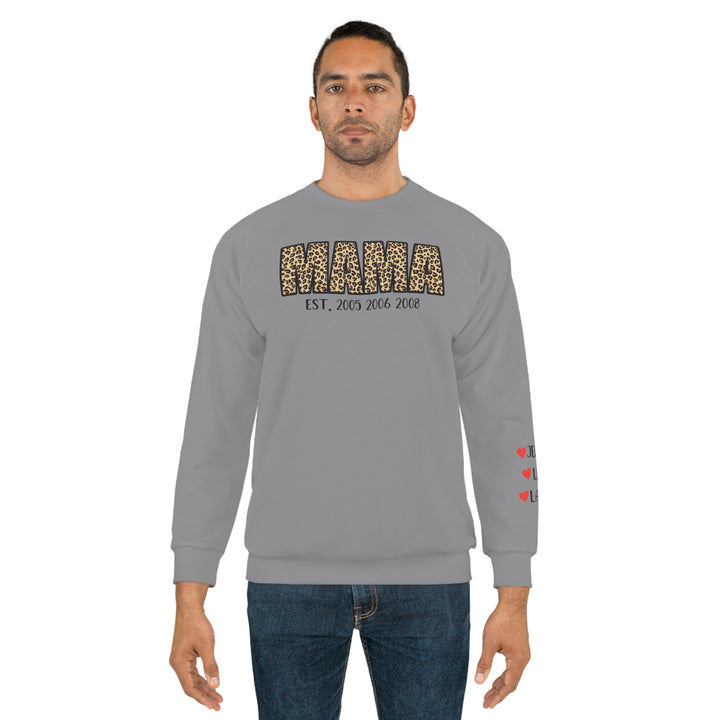 MAMA EST. Unisex Sweatshirt (AOP)