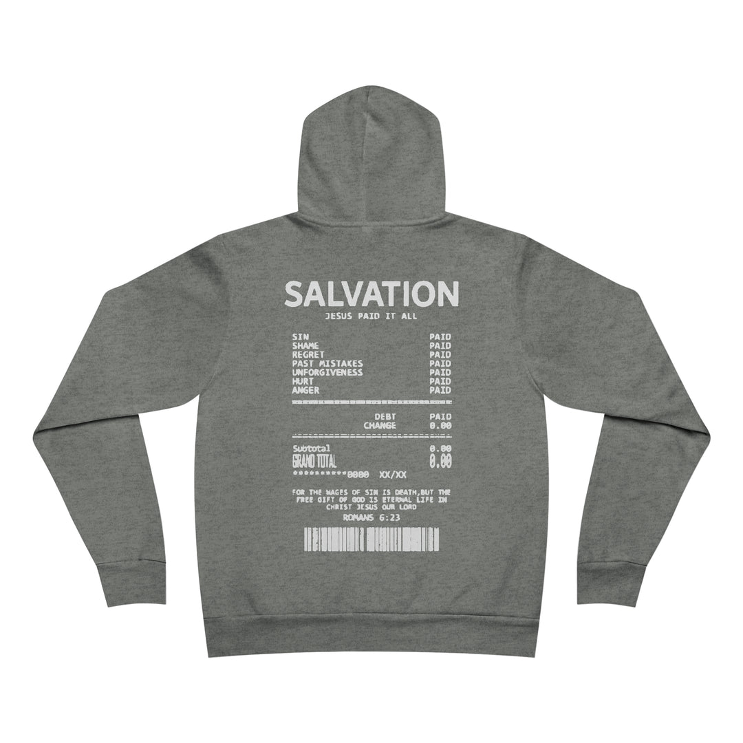 Jesus paid for it All=Unisex Sponge Fleece Pullover Hoodie