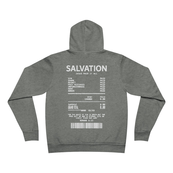 Jesus paid for it All=Unisex Sponge Fleece Pullover Hoodie