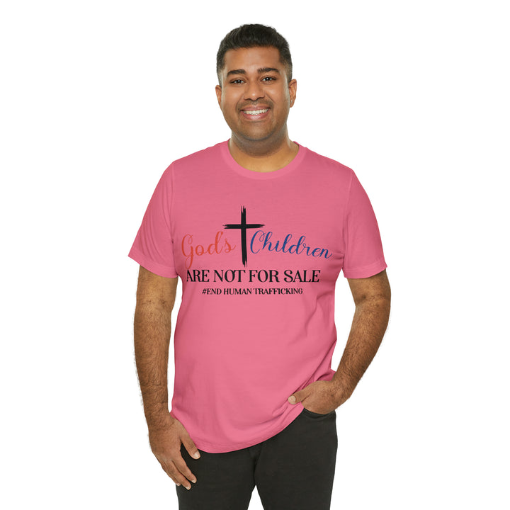 End Human trafficking-Unisex Jersey Short Sleeve Tee