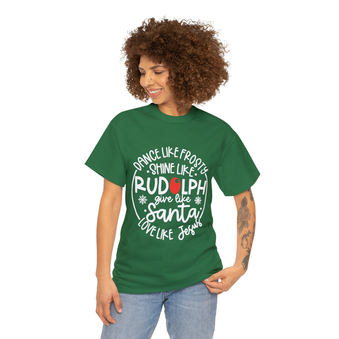Dance Like Frosty=Unisex Heavy Cotton Tee