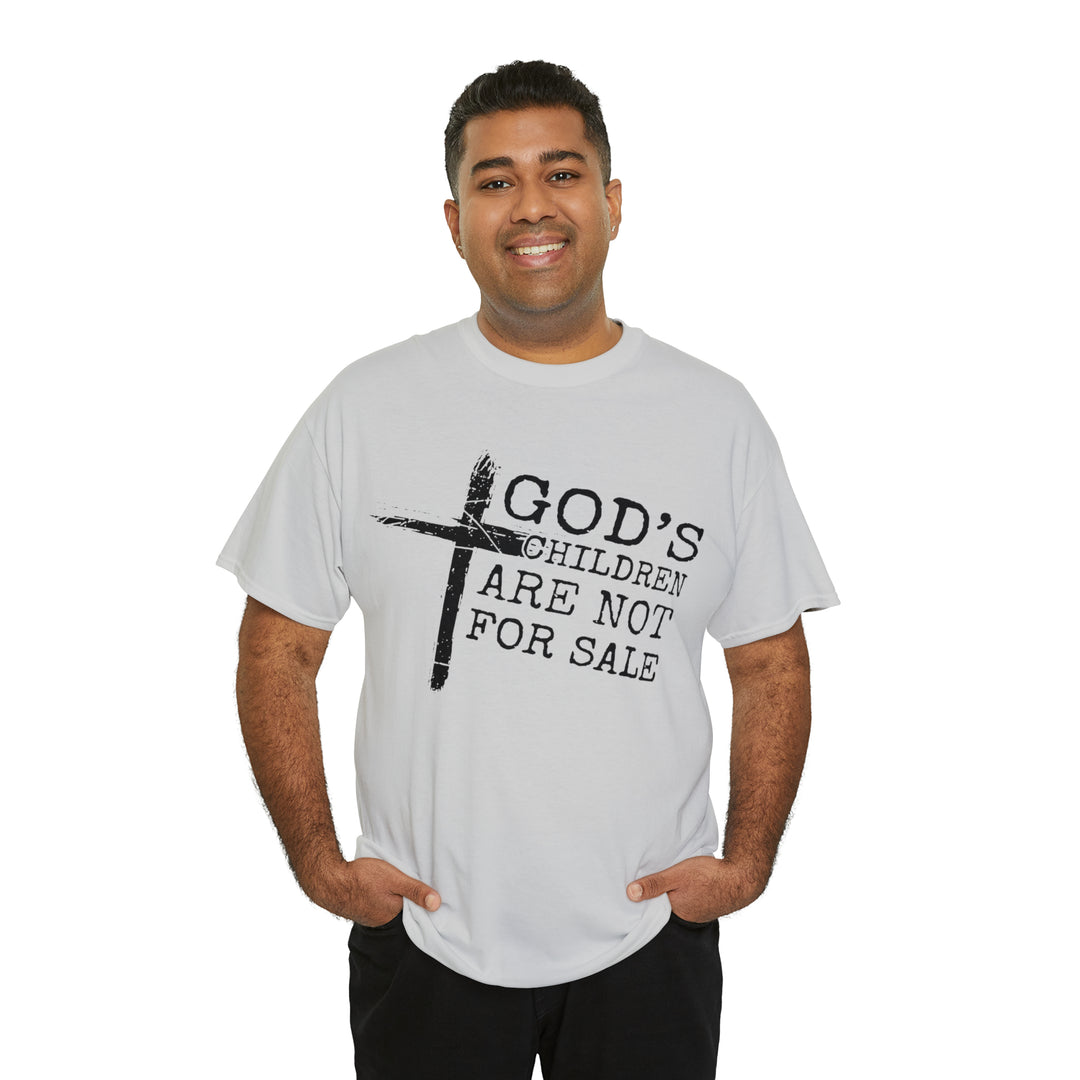 Gods children are not for sale-Unisex Heavy Cotton Tee