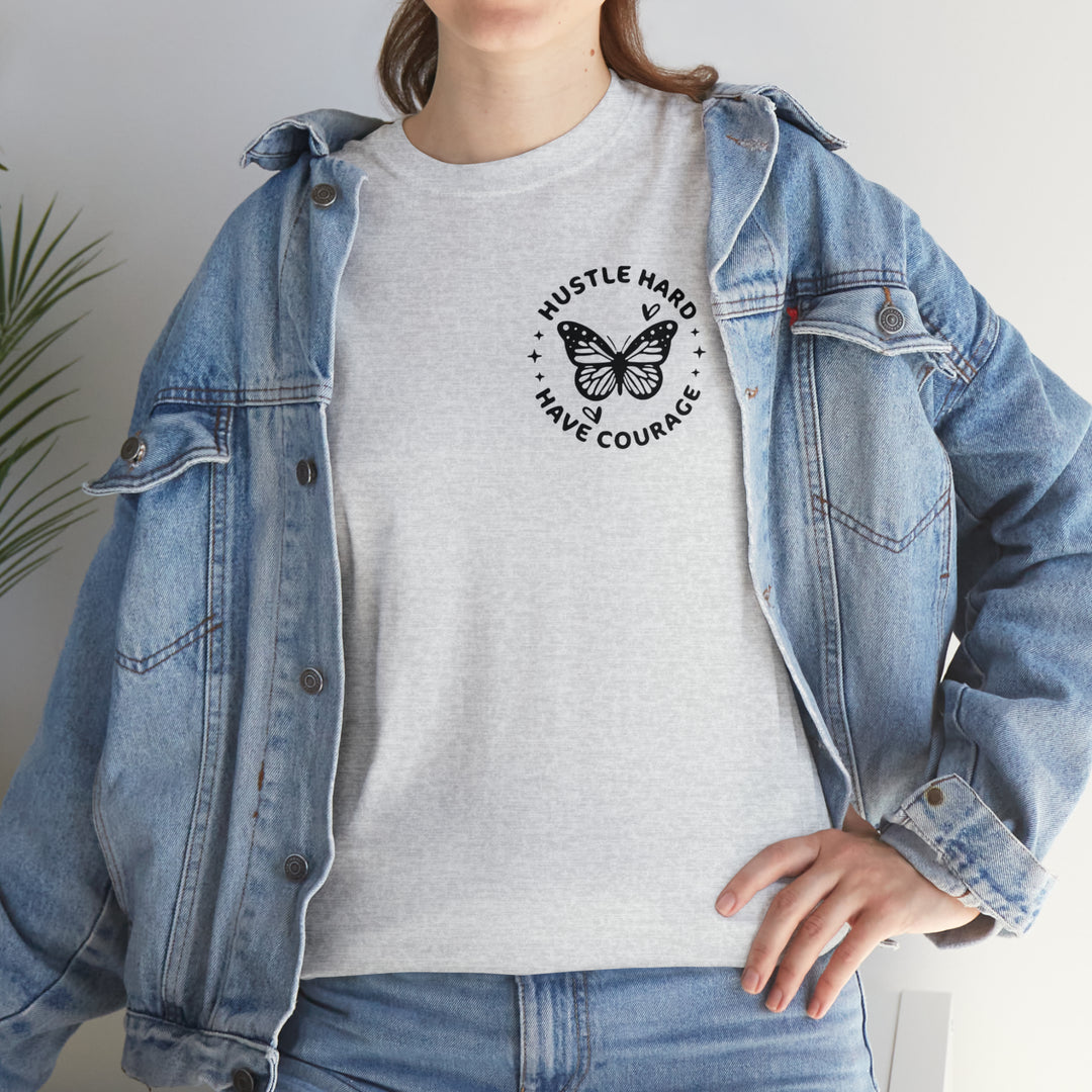 Hustle Hard-Unisex Heavy Cotton Tee