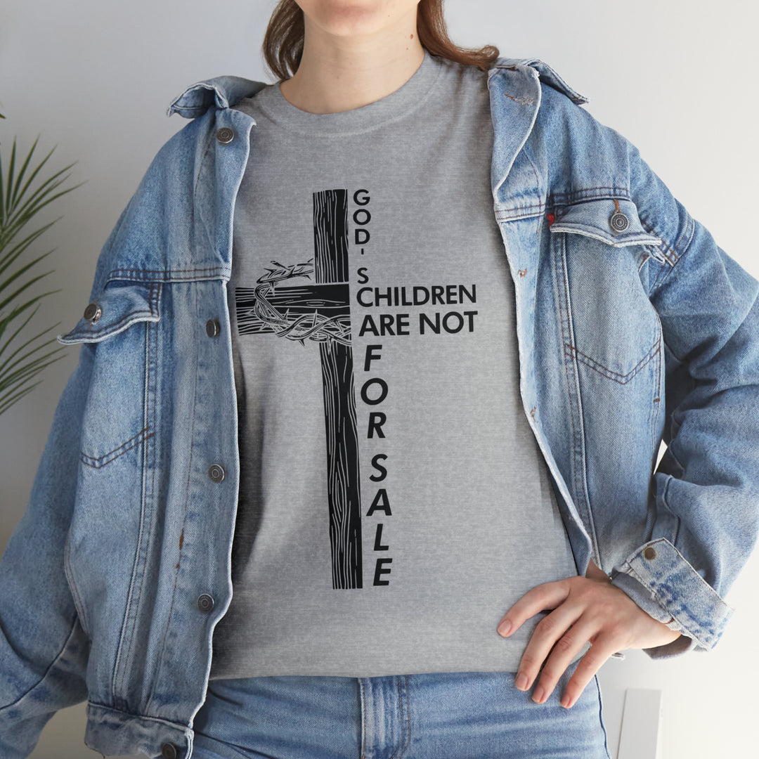 gods children are not for sale-Unisex Heavy Cotton Tee