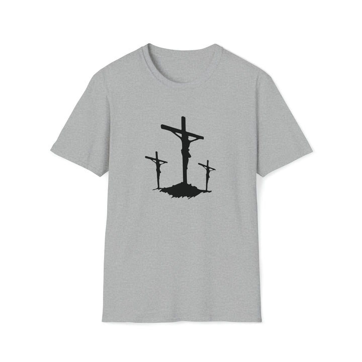 3 Wooden Cross Unisex Softstyle T-Shirt