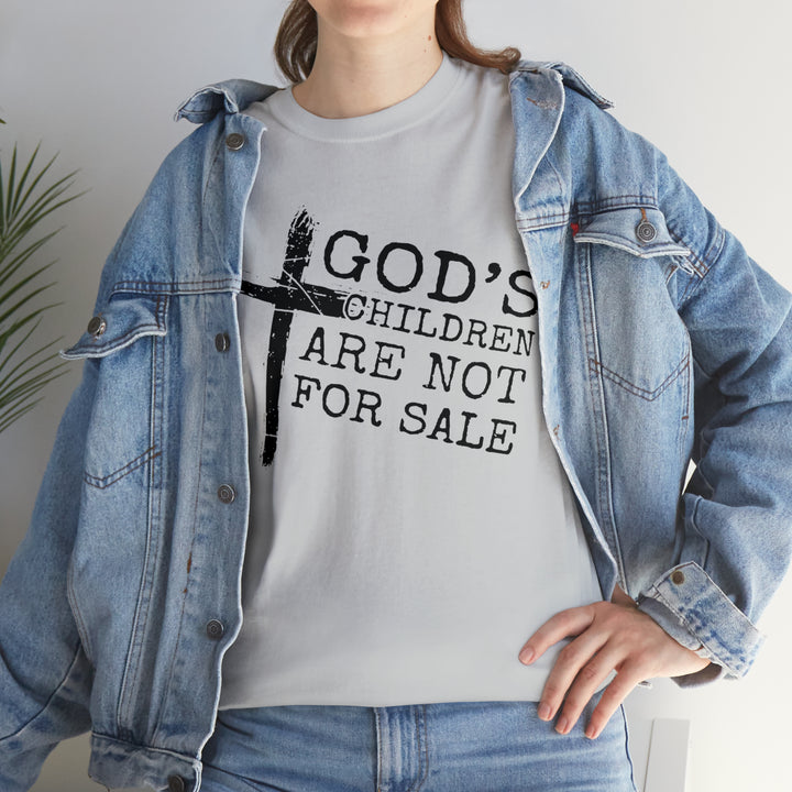 Gods children are not for sale-Unisex Heavy Cotton Tee