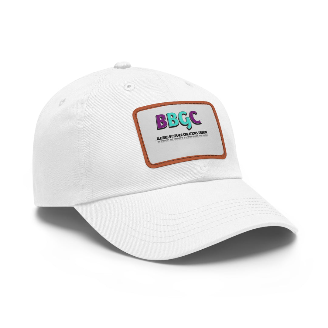 BBGC=Dad Hat with Leather Patch (Rectangle)