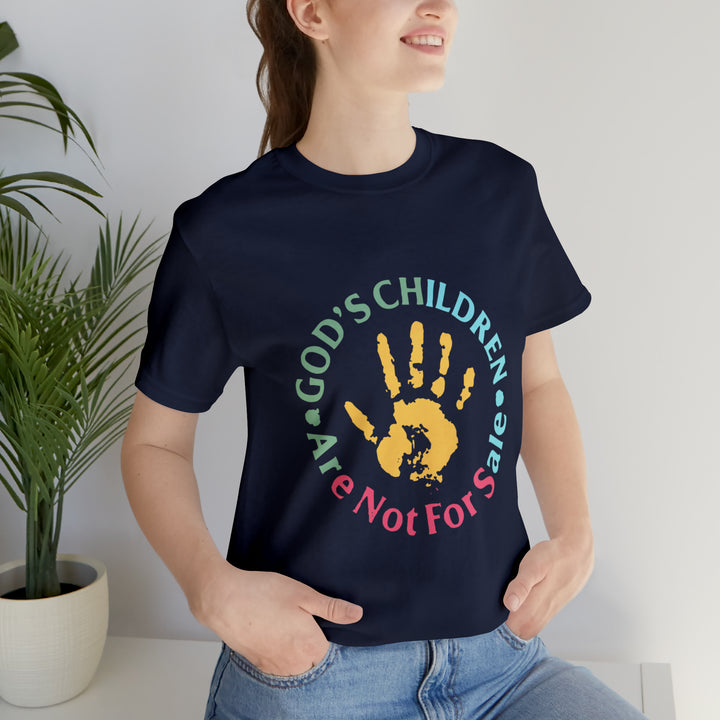 Gods children are not for sale-Unisex Jersey Short Sleeve Tee