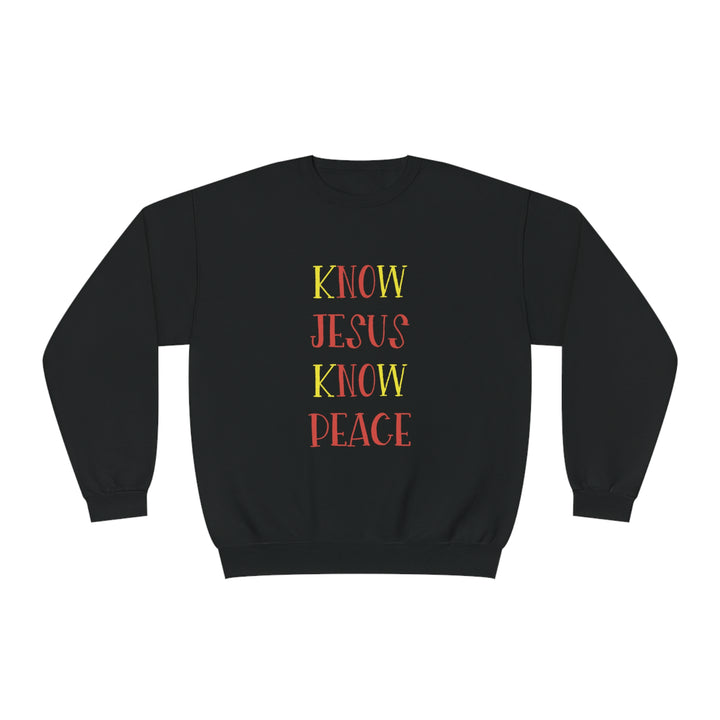 Know Jesus-Unisex NuBlend® Crewneck Sweatshirt