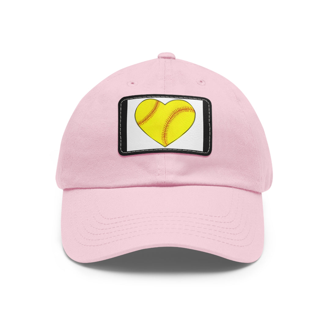 Dad Hat with Leather Patch (Rectangle)