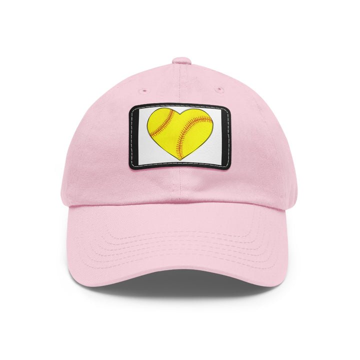 Dad Hat with Leather Patch (Rectangle)