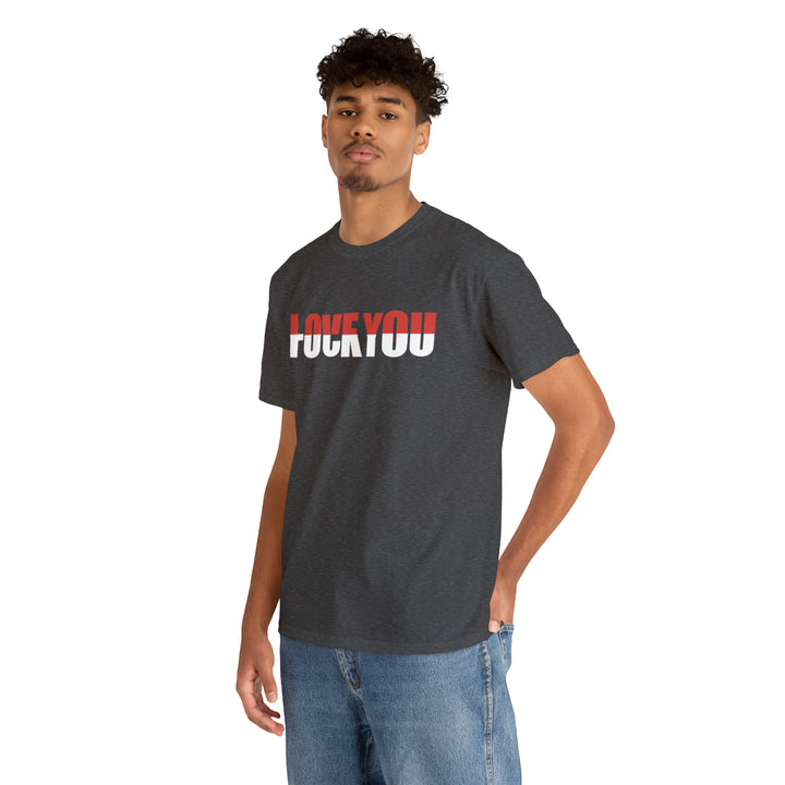 LOVE YOU-F YOU-Unisex Heavy Cotton Tee
