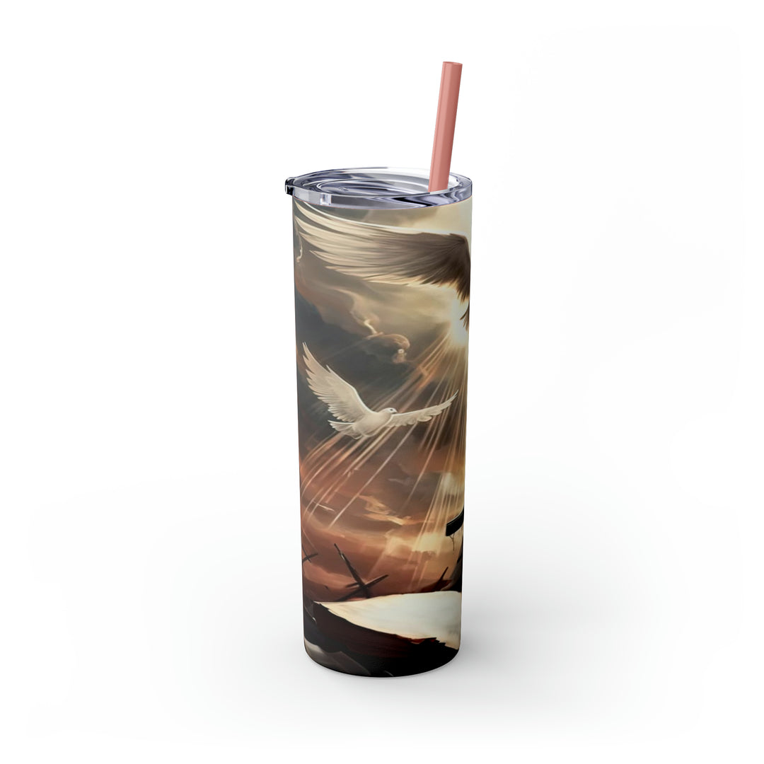 Skinny Tumbler with Straw, 20oz