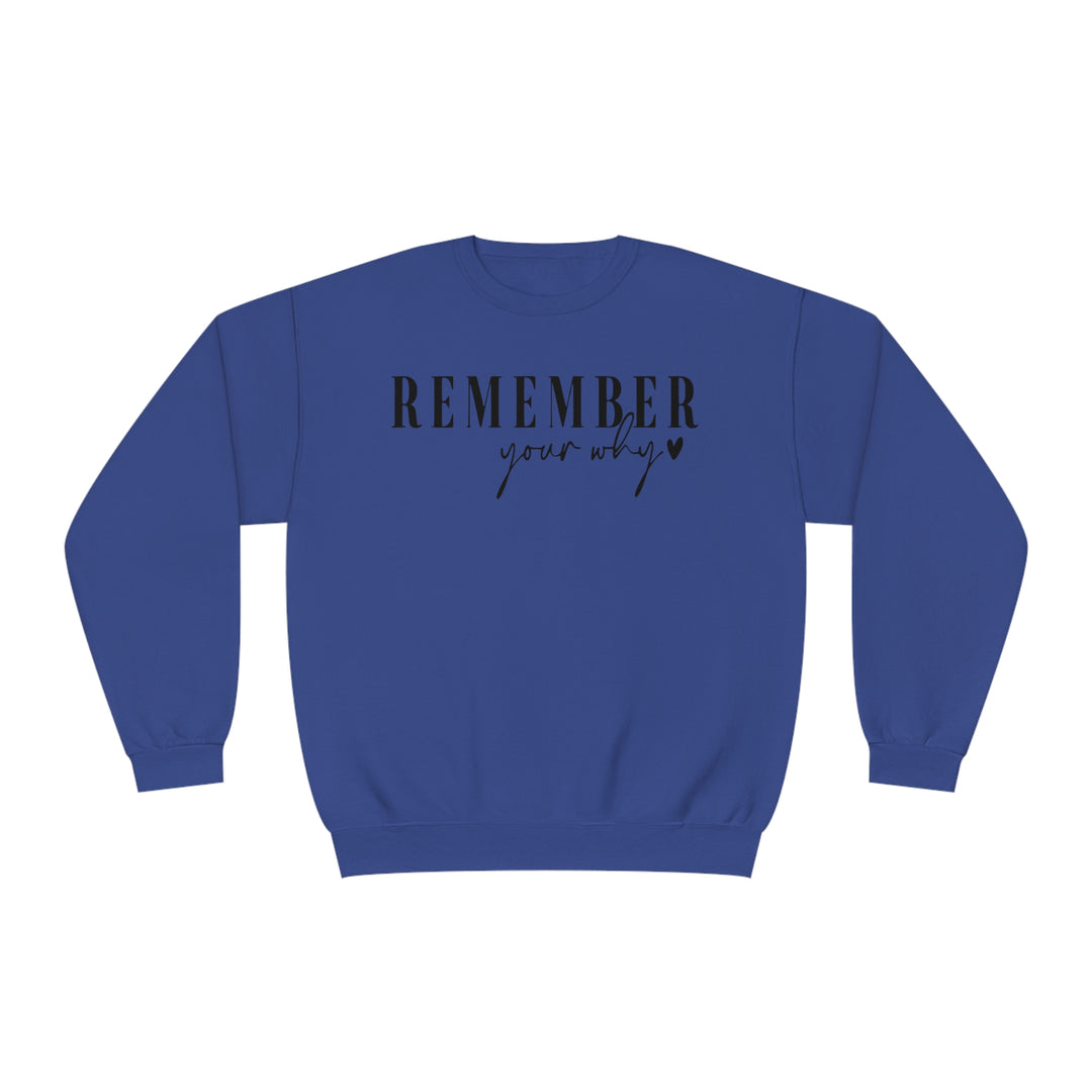 Remember your why-Unisex NuBlend® Crewneck Sweatshirt
