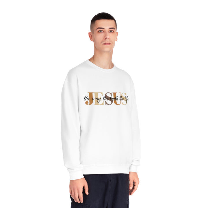 Jesus The Way The Truth The Life Unisex NuBlend® Crewneck Sweatshirt