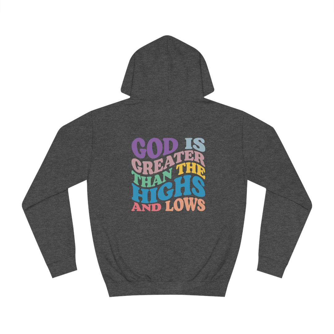 God Is Greater Unisex College Hoodie
