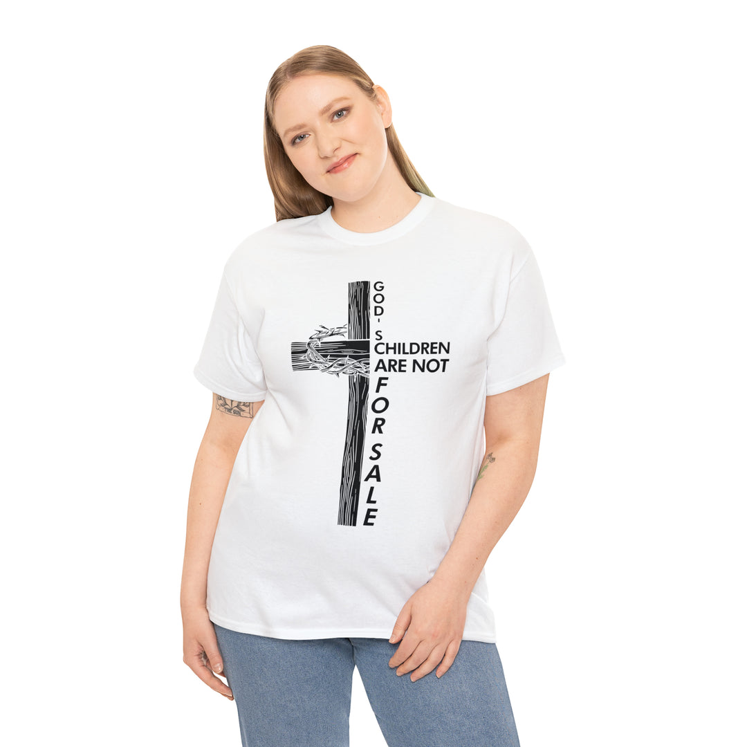 gods children are not for sale-Unisex Heavy Cotton Tee