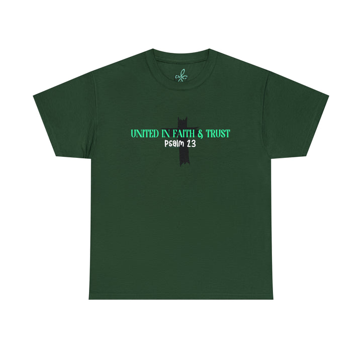 UNITED IN FAITH & TRUST-Unisex Heavy Cotton Tee