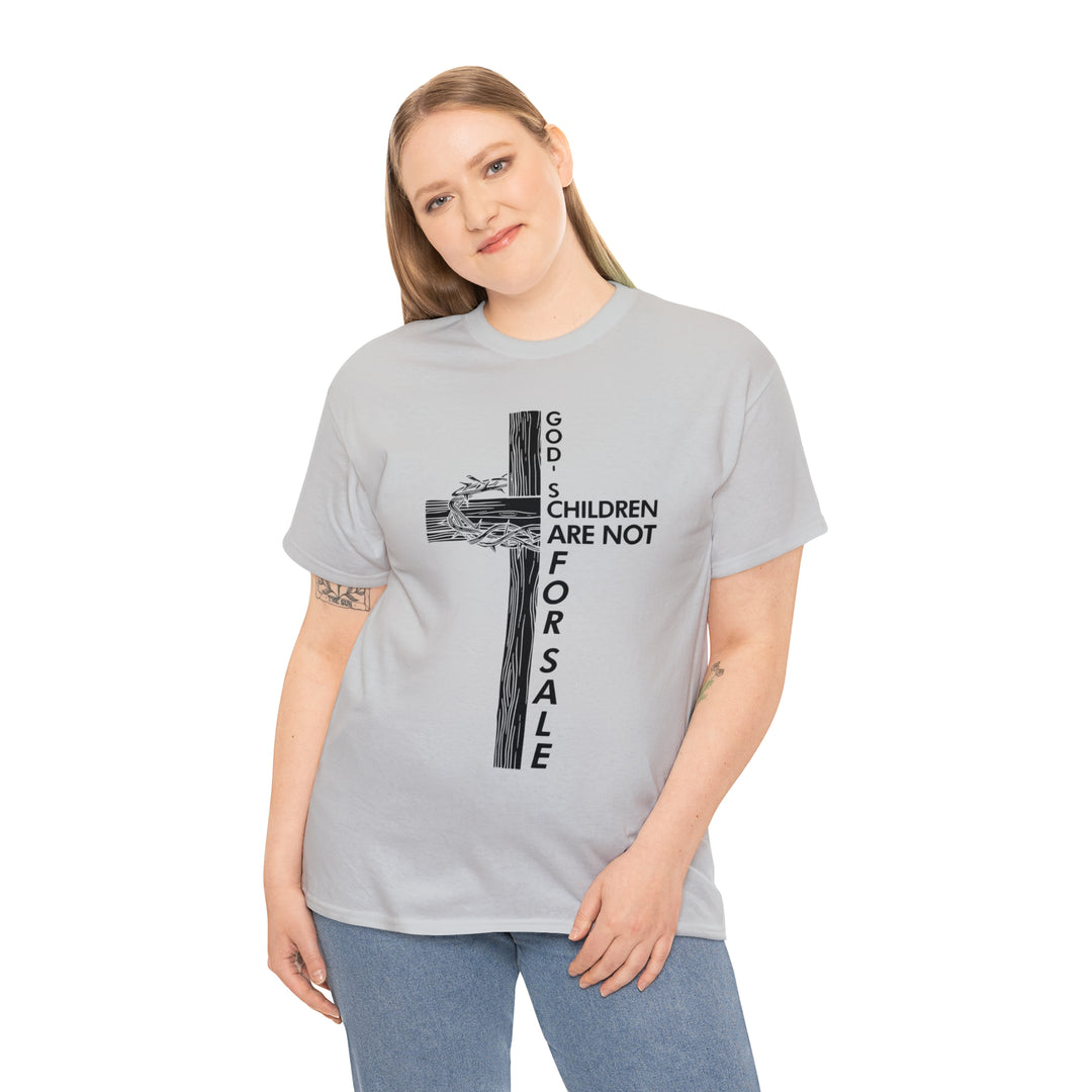 gods children are not for sale-Unisex Heavy Cotton Tee
