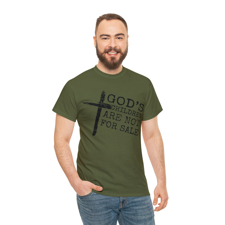 Gods children are not for sale-Unisex Heavy Cotton Tee