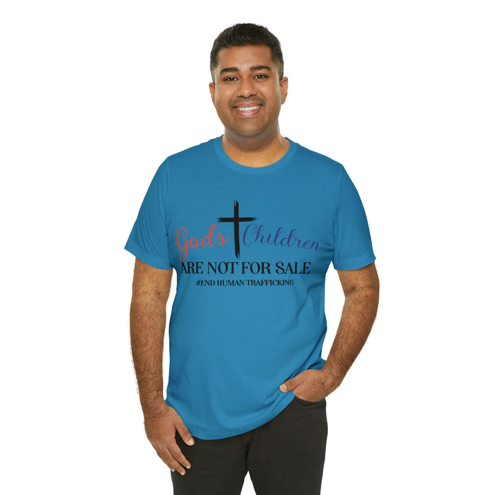 End Human trafficking-Unisex Jersey Short Sleeve Tee