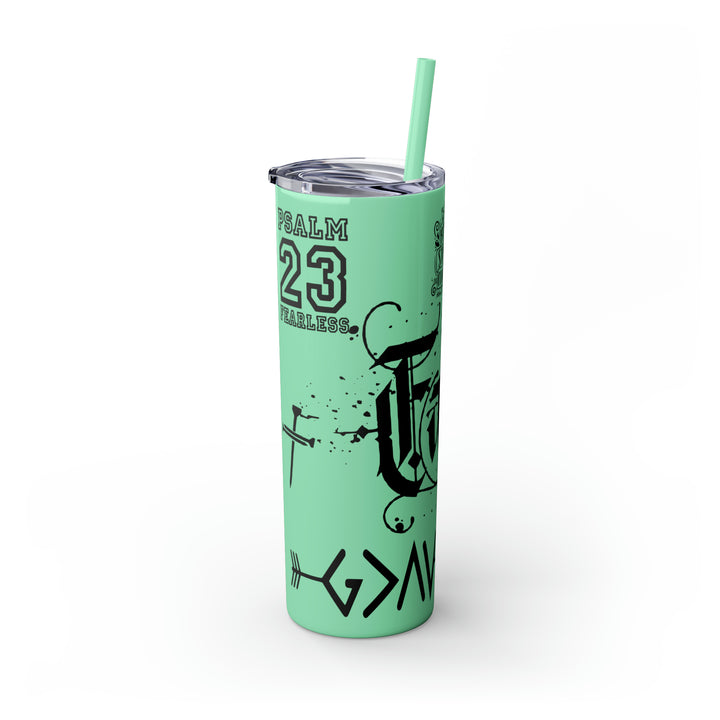 Skinny Tumbler with Straw, 20oz