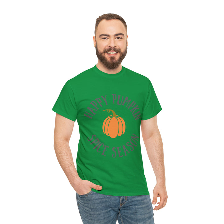 Happy Pumpkin=Unisex Heavy Cotton Tee