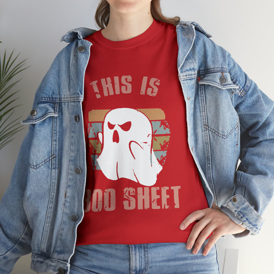 This is Boo Sheet-Unisex Heavy Cotton Tee