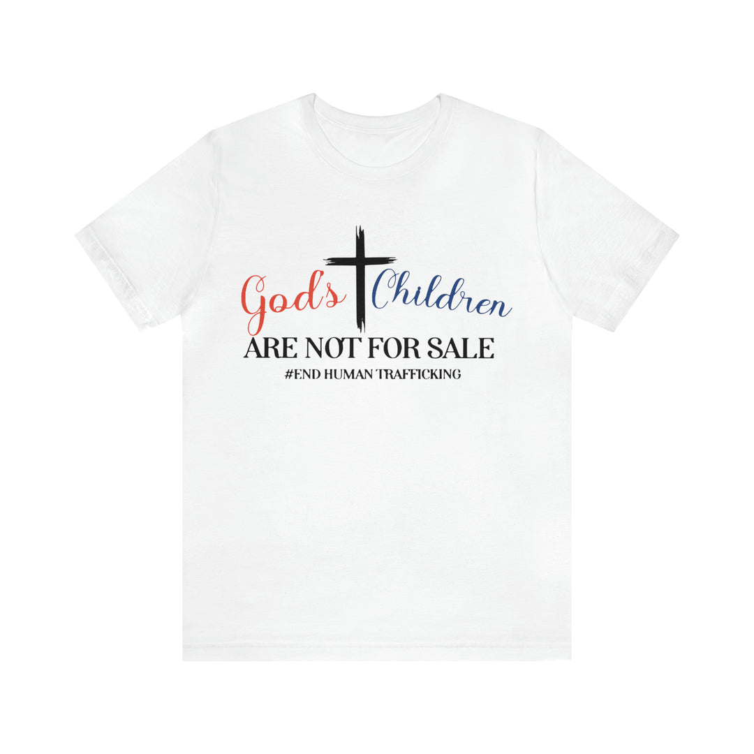End Human trafficking-Unisex Jersey Short Sleeve Tee