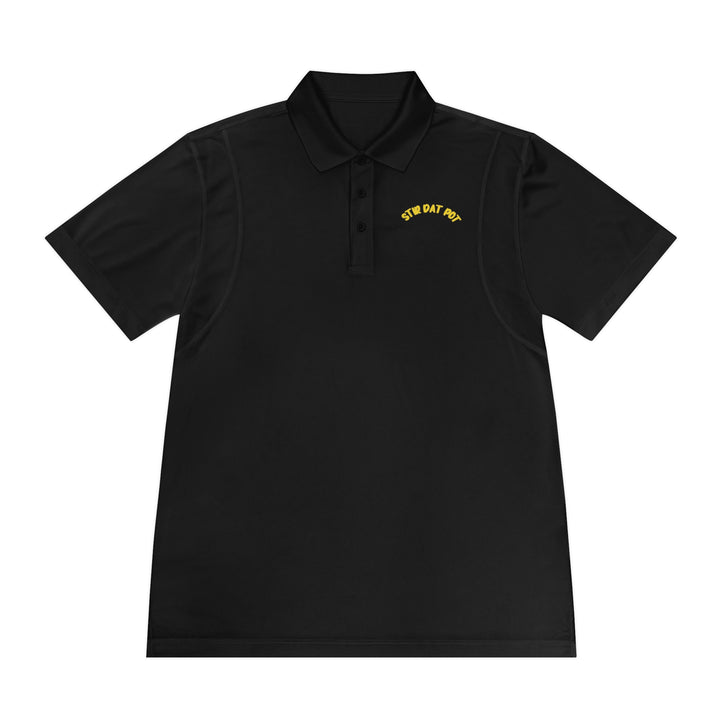 STIR DAT POT=Men's Sport Polo Shirt