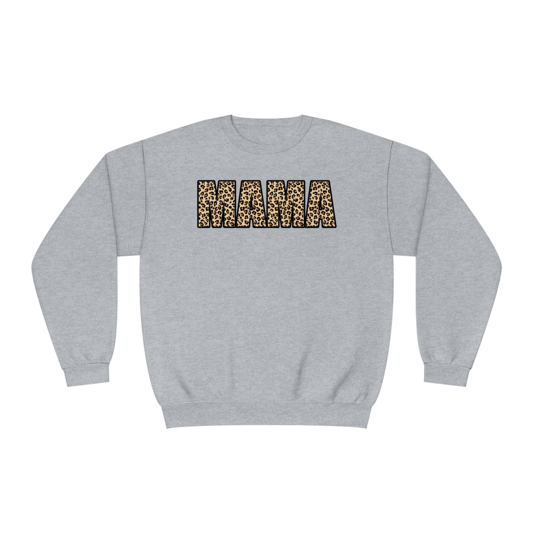 leopard MAMA Unisex NuBlend® Crewneck Sweatshirt