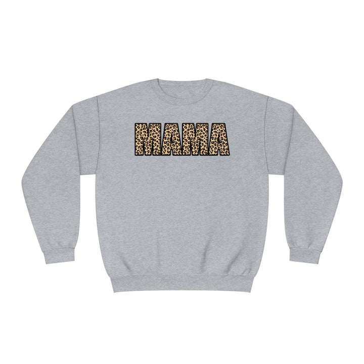 leopard MAMA Unisex NuBlend® Crewneck Sweatshirt
