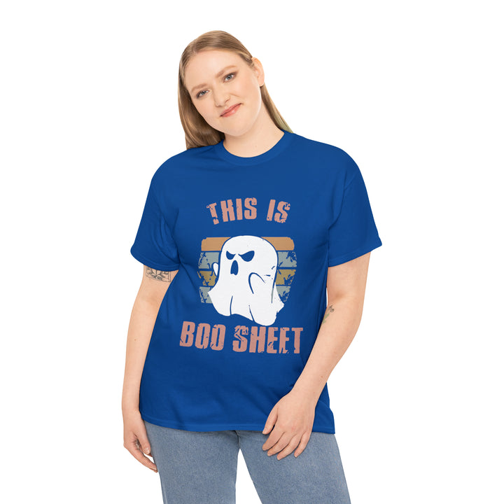 This is Boo Sheet-Unisex Heavy Cotton Tee