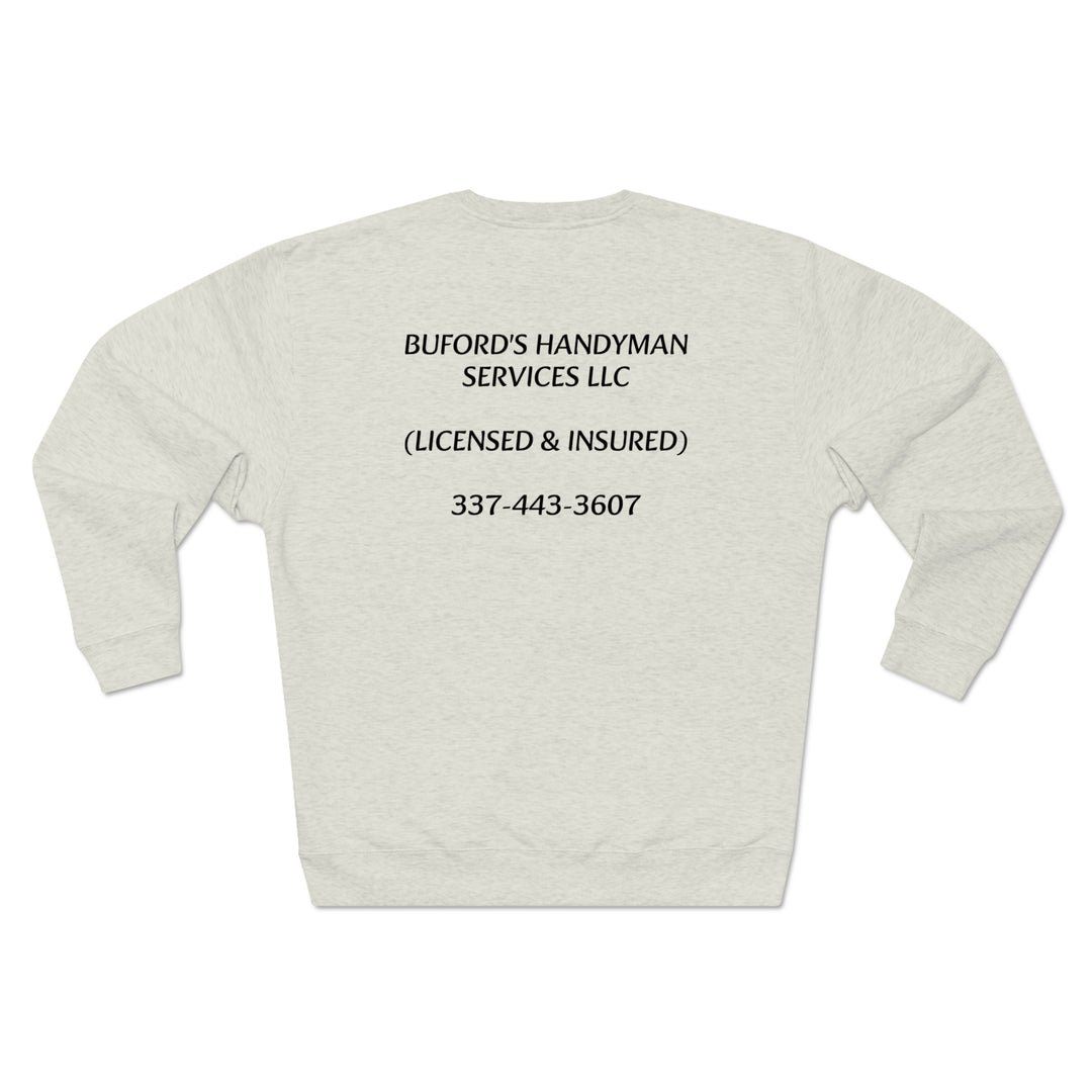 BUFORDS HANDYMAN SERVICES-Unisex Premium Crewneck Sweatshirt