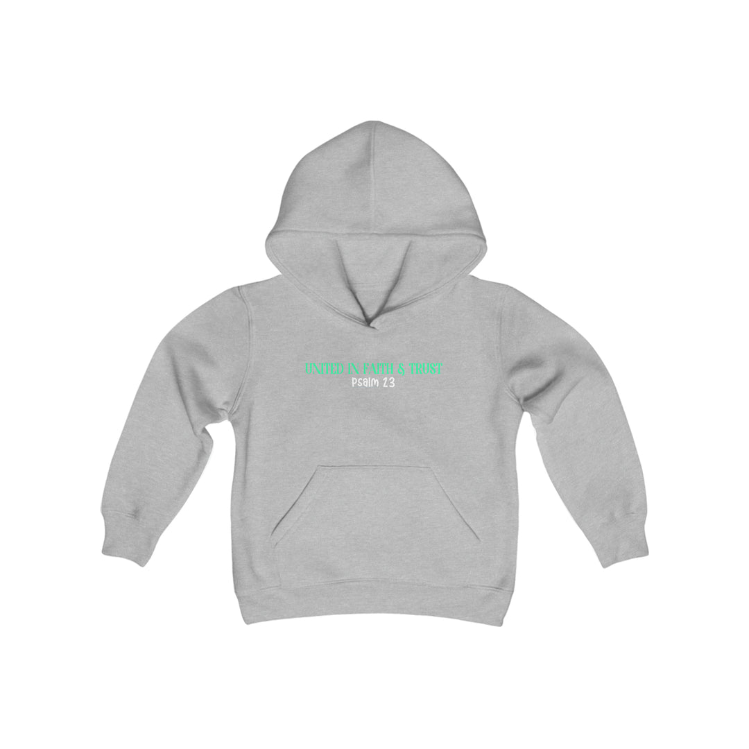 UNITED IN FAITH & TRUST-Youth Heavy Blend Hooded Sweatshirt