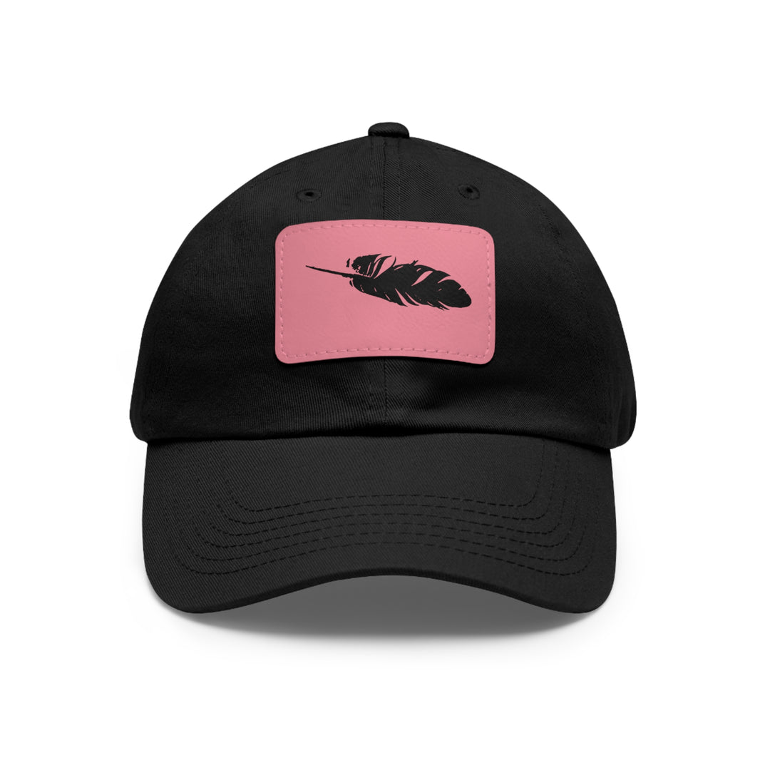 Dad Hat with Leather Patch (Rectangle)