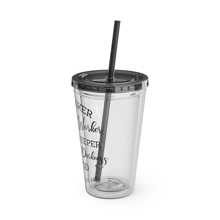 Way Maker=Sunsplash Tumbler with Straw, 16oz