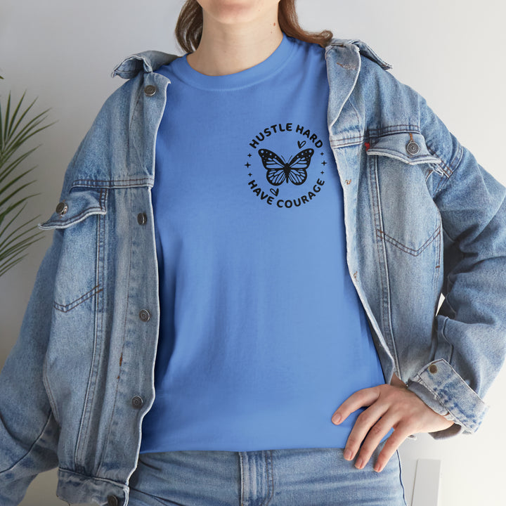 Hustle Hard-Unisex Heavy Cotton Tee